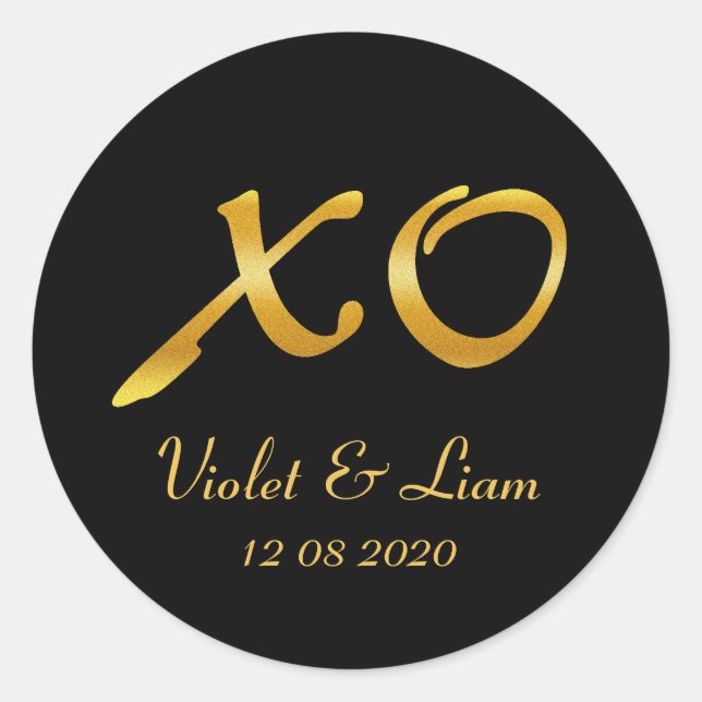 Sticker Mariage de Hugs & Kisses (Devant)