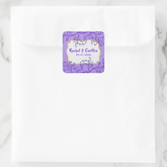 Sticker Mariage de la branche de curling (Sac)