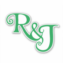 Mariage de monogramme R&J