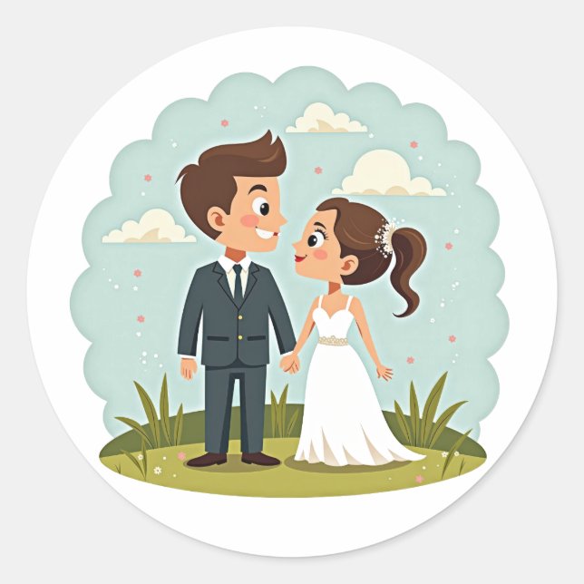 Sticker Mariage de rêve (Devant)