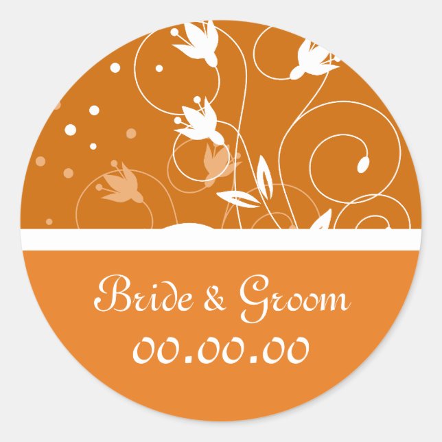 Sticker Mariage élégant (Devant)