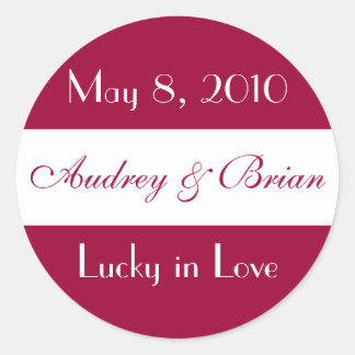 Sticker Mariage "Lucky in Love"