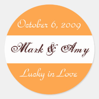 Sticker Mariage "Lucky in Love"
