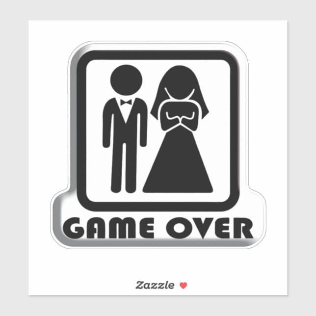 Sticker Mariage mariage - Jeu sur (Feuille)