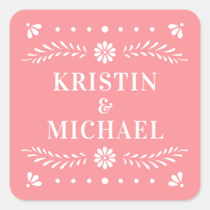 Sticker Mariage Papel Picado