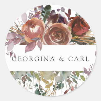 Sticker Mariage personnalisé Butterum & Plum