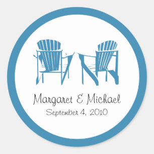 Sticker Mariage pour chaises Adirondack - Personna