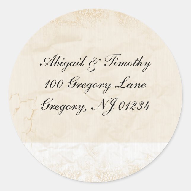 Sticker Mariage victorien (Devant)