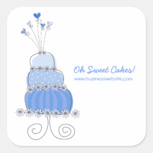 Sticker Mariage Whimsical Chic Bleu