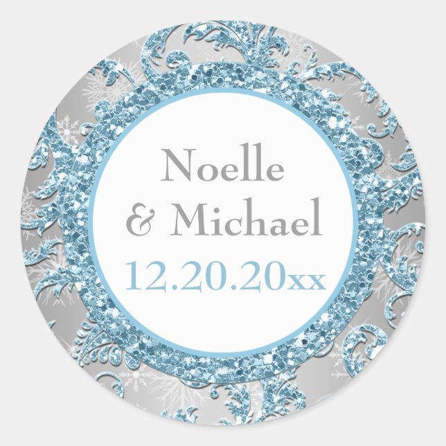 Sticker Mariage Winter Wonderland 5 (Devant)
