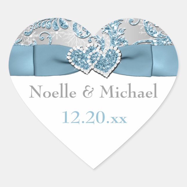 Sticker Mariage Winter Wonderland 6 (Devant)