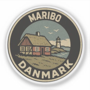 Sticker Maribo, Danemark Danmark 