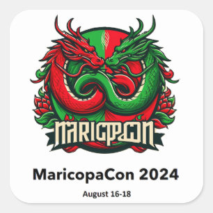 Sticker MaricopaCon 2024 (Dragons)