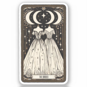 Sticker Mariées du mariage Tarot