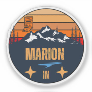 Sticker Marion, Indiana