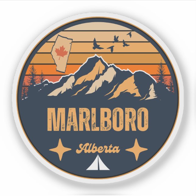 Sticker Marlboro (Alberta) (Devant)