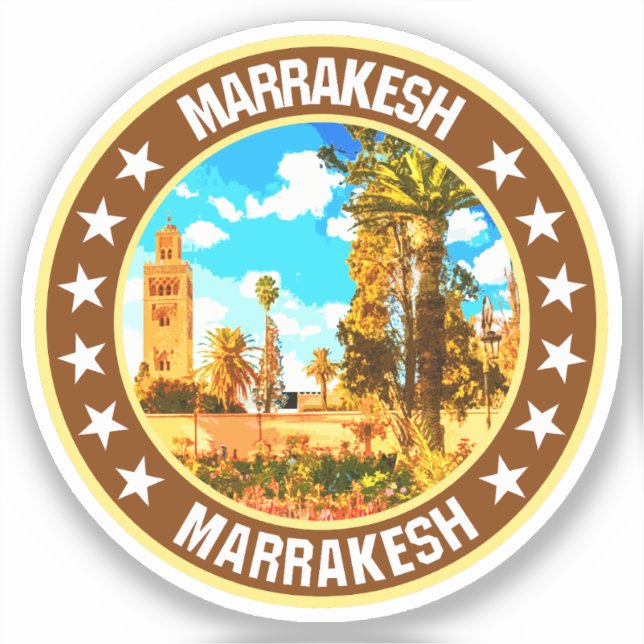 Sticker Marrakech (Recto)