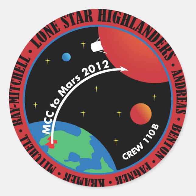 Sticker Mars 101 2011 (Devant)