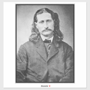Sticker Marshal Wild Bill Hickok Old West Gunfighter