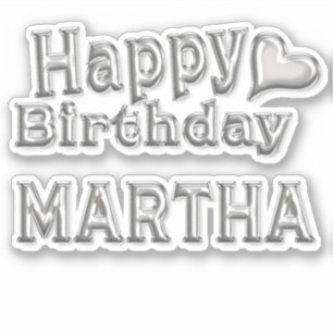 Sticker Martha Happy