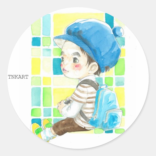 Sticker Maru Machiboke (Front)