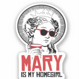 Sticker Mary est ma fille