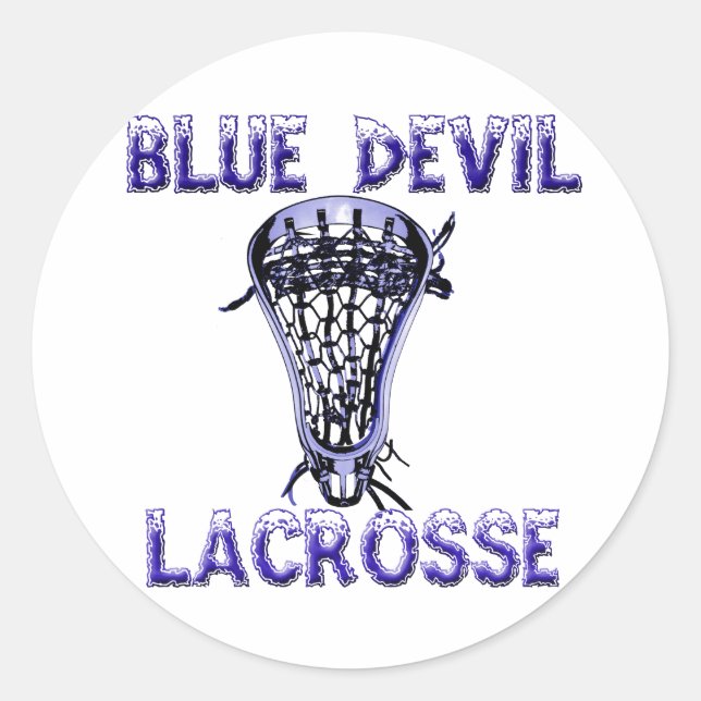 Sticker Mascot de crosse BlueDevil (Devant)