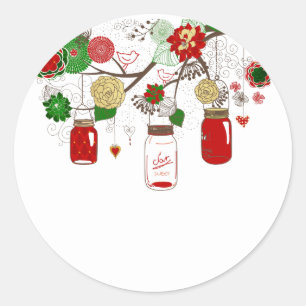 Sticker Mason Jar