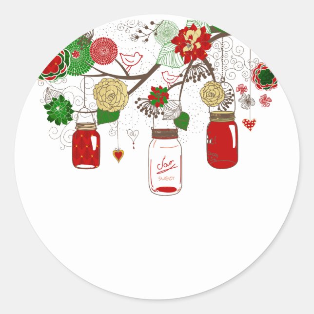 Sticker Mason Jar (Devant)