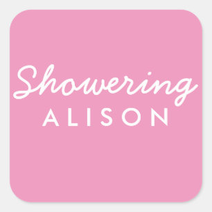 Sticker Mason Jar pour maman-to-be Baby shower
