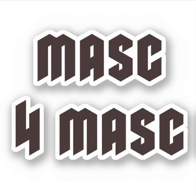 Sticker Masque 4 Masque (Devant)