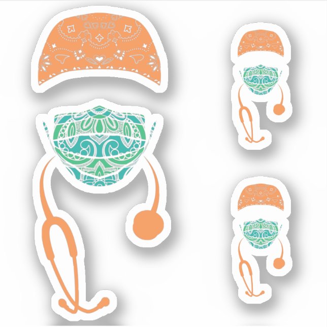 Sticker masque cachette (Devant)