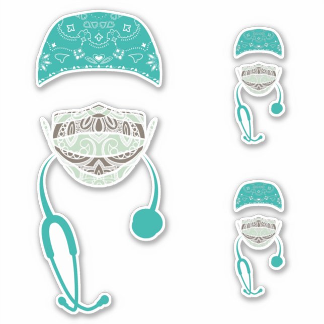 Sticker masque cachette (Devant)