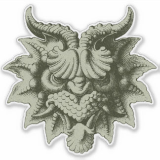 Sticker Masque de Gargouille 3
