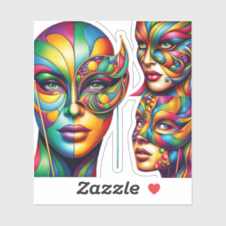 Sticker Masque du Mystique