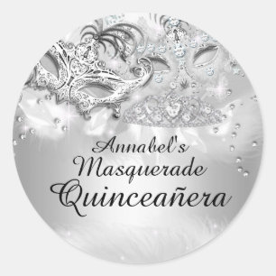 Sticker Masquerade de Quinceanera