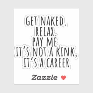 Sticker Massage amusant Thérapie