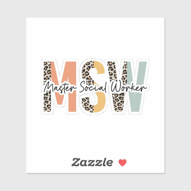 Sticker Master Social Worker (Feuille)