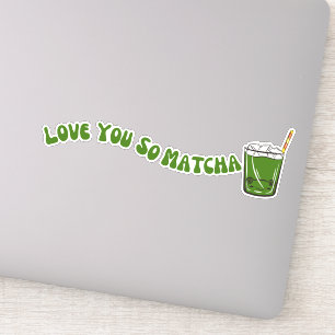 Sticker Matcha boba thé vert, matcha
