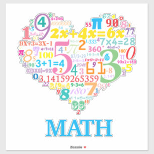 Sticker Math du cœur