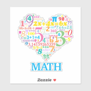Sticker Math du cœur