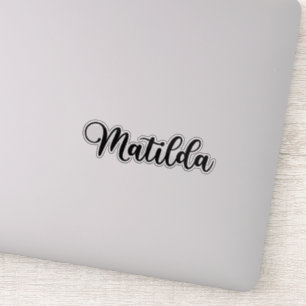 Sticker Matilda Nom - Calligraphie manuscrite