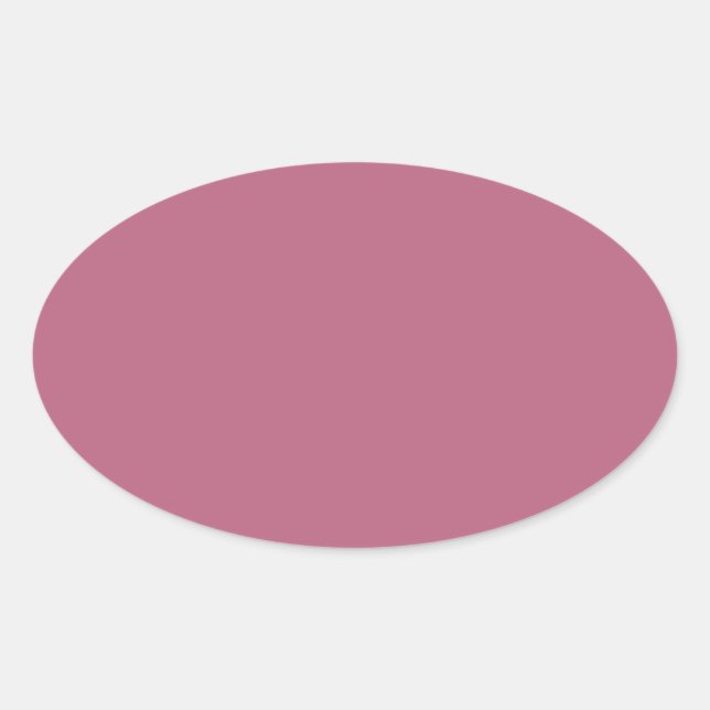 Sticker Mauve Oval (Devant)