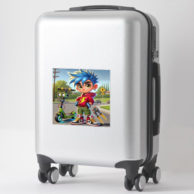 Sticker Max Rockett (Sur valise)