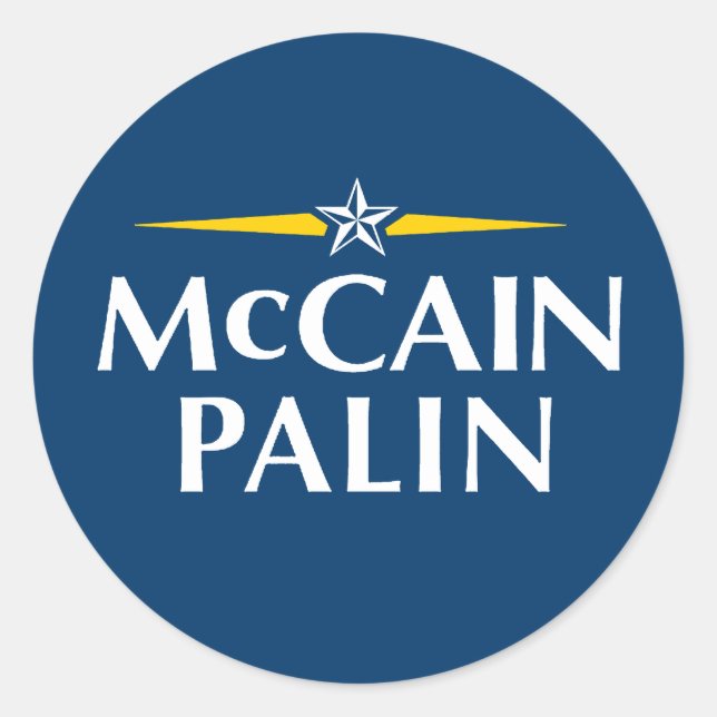 Sticker MCCAIN PALIN (Devant)