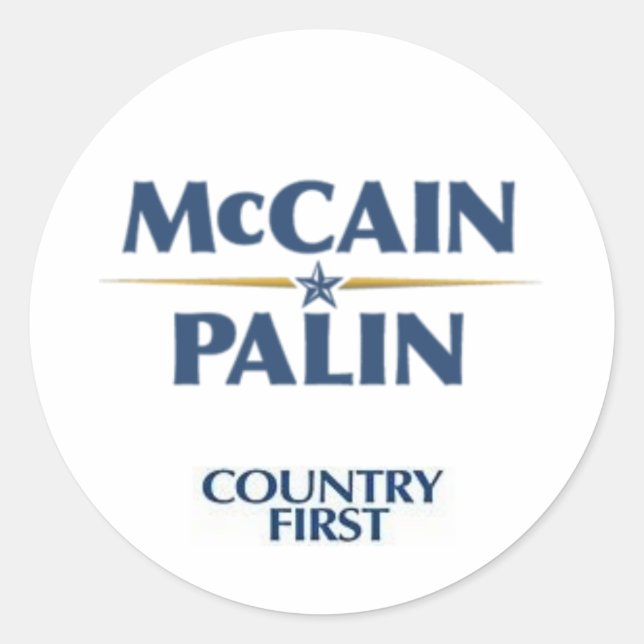 Sticker Mccain/Palin (Devant)