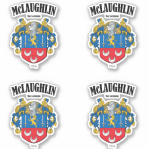 Sticker McLaughlin Crest Traduction et signification irlan
