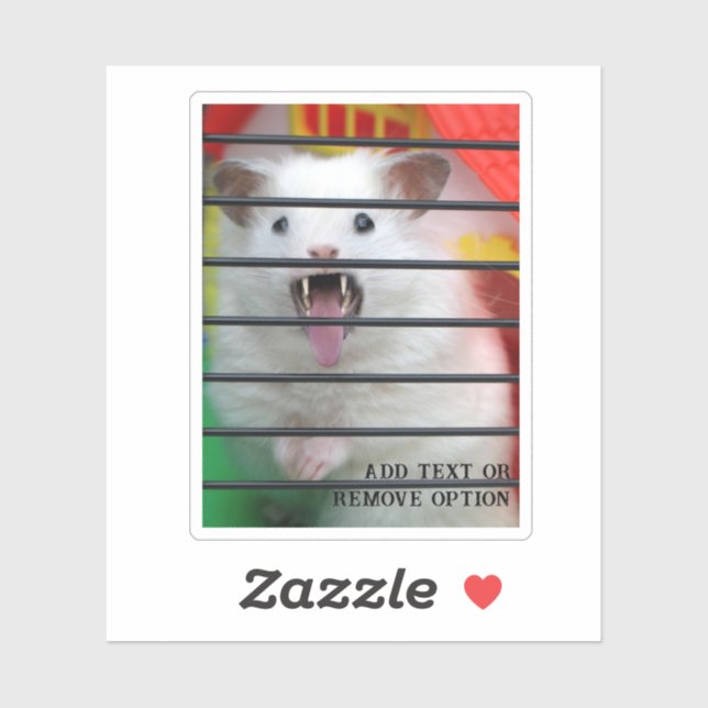 Sticker Mean Hamster (Feuille)