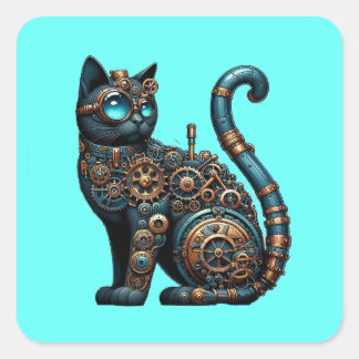 Sticker mécanique pour chat