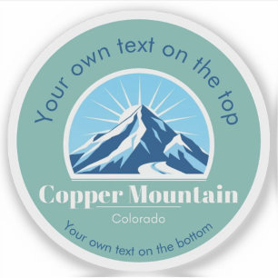 Sticker Médaille de la station de ski de Copper Mountain C
